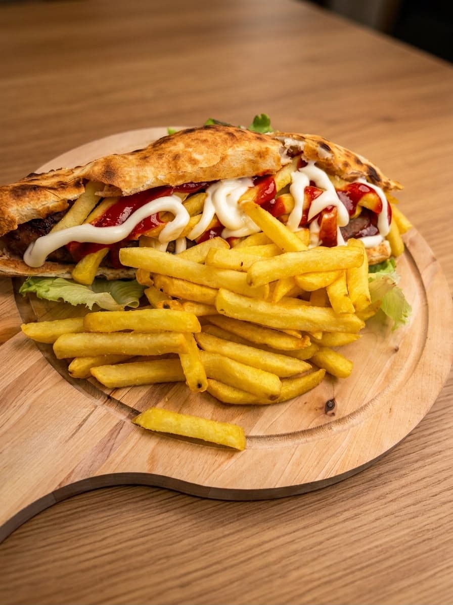 Salsiccia con patatine